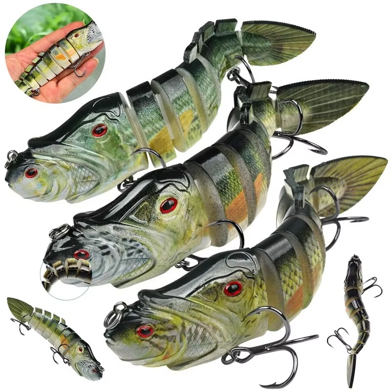 8-Joint Lifelike Lure 8-Segmen - Fishing Lure Popper review and price