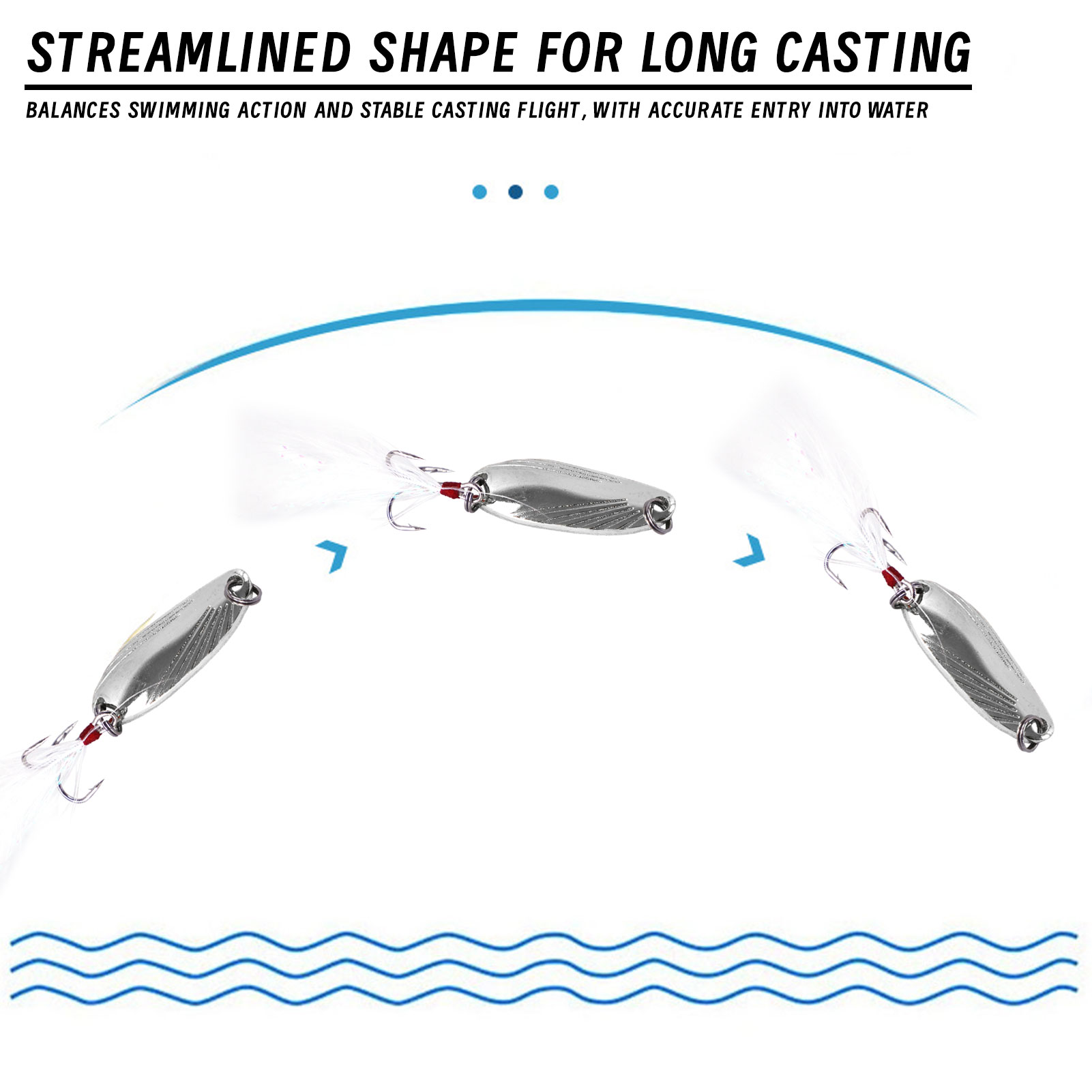 FREE FISHER 12pcs Metal Fishin - Fishing Lure Spinnerbait review and price